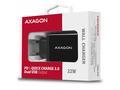 AXAGON ACU-PQ22, PD & QC nabíječka do sítě 22W, 2x