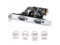 AXAGON PCEA-S2N, PCIe řadič - 2x sériový port (RS2