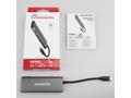 AXAGON HMC-5G2, USB 10Gbps hub, porty 2x USB-A, 2x