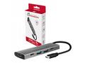 AXAGON HMC-5G2, USB 10Gbps hub, porty 2x USB-A, 2x