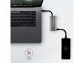 AXAGON HMC-4G2, USB 3.2 Gen 2 10 Gb, s hub, porty 