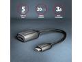 AXAGON RUCM-AFAC, kabelová redukce USB-C (M) <-> U
