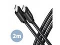 AXAGON BUCM3-CM20AB, SPEED kabel USB-C <-> USB-C, 