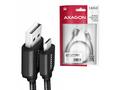 AXAGON BUMM-AM20AB, HQ kabel Micro USB <-> USB-A, 