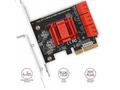 AXAGON PCES-SA6, PCIe řadič - 6x interní SATA 6G p