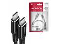 AXAGON BUCM-CM10AB, HQ kabel USB-C <-> USB-C, 1m, 