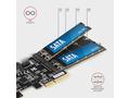 AXAGON PCES-SA4M2, PCIe řadič - 2x interní SATA 6G