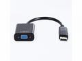 GEMBIRD red. Displayport na VGA, M, F, černá