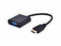 Gembird adaptér HDMI (M) na VGA (F), single port, 