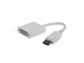 Kabel Gembird red. Displayport na DVI, M, F, bílá