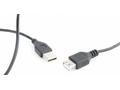 Gembird USB 2.0 extension cable, 0.75 m, black