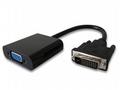 PremiumCord převodník DVI-D na VGA s krátkým kabel