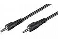 PremiumCord Kabel Jack 3,5 mm M, M 2m, černý