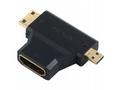 PremiumCord Adaptér HDMI na mini HDMI typ C a micr
