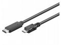 PremiumCord Kabel USB konektor C, male - USB 2.0 M
