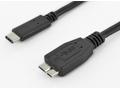 PremiumCord USB-C, M - USB 3.0 Micro-B, M, 0,6m