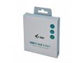 i-tec USB-C Metal 3-portovy HUB s Gigabit Ethernet