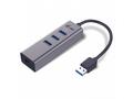 i-tec USB 3.0 HUB METAL, 3 porty, USB 3.0 na Gigab