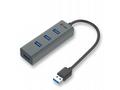 i-tec USB HUB METAL, 4 porty, USB 3.0, pasivní, ko