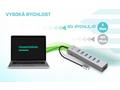 i-tec USB-C nabíjecí HUB Metal, 7 portů, USB-A 3.2