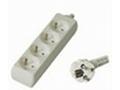Prodlužovací přívod 230V, 3m, 4 zásuvky
