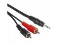 PremiumCord Kabel Jack 3.5mm-2xCINCH M, M 3m