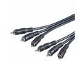 PremiumCord Kabel 3x CINCH-3x CINCH M, M 2m HQ