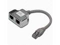 PremiumCord Modulární RJ45 distributor 2 porty 10,