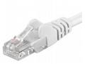 PremiumCord Patch kabel Cat5E UTP, délka 1.5m, bíl