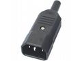 PremiumCord konektor IEC 320 C14 10A černý