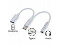PremiumCord Převodník USB-C na audio konektor jack