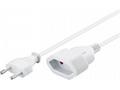 PremiumCord Kabel síťový prodlužovací dvojvidlice 