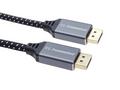 PremiumCord DisplayPort 1.4 přípojný kabel, kovové