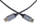 PremiumCord DisplayPort 1.4 přípojný kabel, kovové