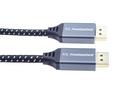 PremiumCord DisplayPort 1.4 přípojný kabel, kovové