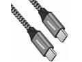 PremiumCord Kabel USB-C M, M, 100W 20V, 5A 480Mbps
