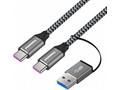 PremiumCord USB-C kabel ( USB 3.2 GEN 2, 5A, 100W,
