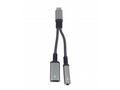 PremiumCord Redukce USB-C, 3,5mm jack s DAC chipem