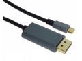 PremiumCord kabel USB-C na DisplayPort DP1.4 8K@60