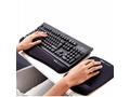 Podložka pod myš a zápěstí Fellowes PlushTouch čer