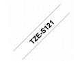 TZE-S121 průsvitná, černá, 9mm