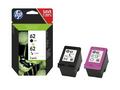 HP ink 62 (černá 4ml, barevná 4,5ml) pro HP ENVY 5