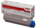 OKI toner azurový C532, C542, MC563, MC573 (1500 s