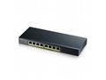 Zyxel GS1900-8HP, 8-port GbE L2 PoE Smart Switch, 