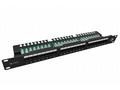 Solarix Patch panel 24x RJ-45 Cat5e UTP s vyvazova