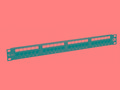 Solarix 19" Patch panel 24 x RJ45 CAT5E UTP 150 MH