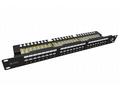 Solarix Patch panel 24x RJ-45 Cat6 UTP s vyvazovac
