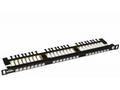 Solarix 19" Patch panel 24xRJ45 CAT6 UTP s vyvaz.l