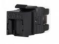 Solarix Zařezávací keystone CAT5E UTP RJ45 černý S