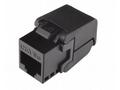 Solarix keystone c5e UTP RJ45 černý samořezný SXKJ